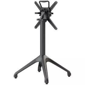 Zahradní stolová podnož YUNA černá pro desky max O80 cm nebo 80×80 cm