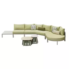 Zahradní rohová sedací souprava PAROS GREEN