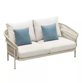Zahradní dvoumístná pohovka CALYPSO BEIGE