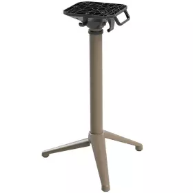 Zahradní stolová podnož LIVIA khaki pro desky max O80 cm nebo 80×80 cm