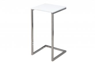 Odkládací stolek SIMPLY 60 CM bílý, II. jakost (A)