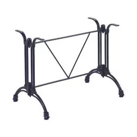 Zahradní stolová podnož TIVOLI 2 černá pro obdélníkové desky max 120x80cm