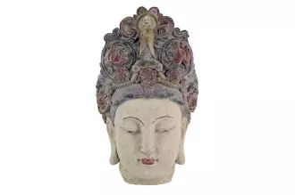 Soška BUDDHA HEAD 45 CM vícebarevná