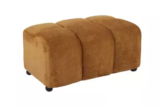 Taburet CLOUD 100 CM tmavě žlutý samet Taburet CLOUD 100 CM tmavě žlutý samet