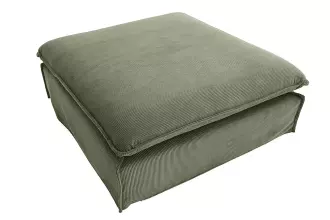 Luxusní taburet HEAVEN 100 CM zelený manšestr Luxusní taburet HEAVEN 100 CM zelený manšestr