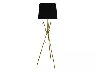Stojací lampa WARDROBE 175 CM černá/zlatá
