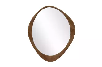 Nástěnné zrcadlo ORGANIC 90 CM ořechový vzhled