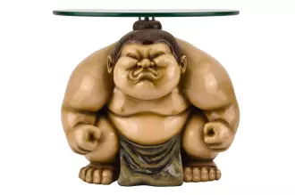 Odkládací stolek SUMO 30 CM béžový Odkládací stolek SUMO 30 CM béžový