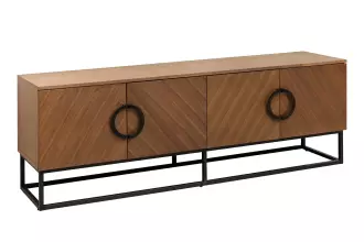 Televizní stolek GRANDEZZA 180 CM ořechová dýha Televizní stolek GRANDEZZA 180 CM ořechová dýha