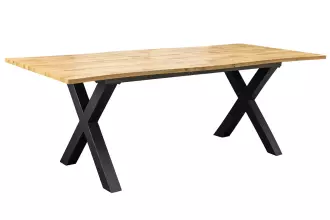 Jídelní stůl WILD 160-200 CM vzhled divoký dub rozkládací