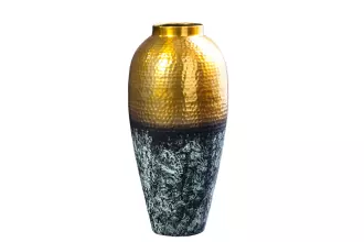 Váza ORIENT M 50 CM zlatá s patinou