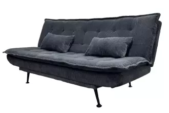 Rozkládací pohovka JAZZ 195 CM šedá manšestr Rozkládací pohovka JAZZ 195 CM šedá manšestr