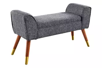 Lavice SCARLETT 90 CM antracitová colin bouclé