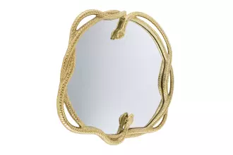 Nástěnné zrcadlo WILDLIFE SNAKE L 50 CM zlatá