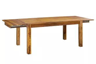 Rozkládací jídelní stůl MAKASSAR 160-240 CM masiv sheesham Rozkládací jídelní stůl MAKASSAR 160-240 CM masiv sheesham