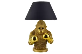 Stolní lampa KING APE II 55 CM černá/zlatá