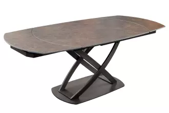 Jídelní stůl INCEPTION BRONZE 130-190 CM keramika rozkládací
