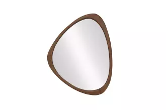 Nástěnné zrcadlo ORGANIC 65 CM ořechový vzhled