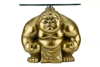 Odkládací stolek SUMO 30 CM zlatý