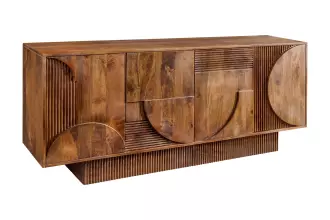 Komoda ART DECO SMOKE BROWN 170 CM masiv mango