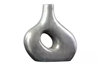 Váza RING 30 CM tmavě šedá
