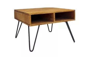 Konferenční stolek SCORPION 60 CM hnědý masiv mango Konferenční stolek SCORPION 60 CM hnědý masiv mango