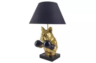 Stolní lampa BULLDOG 55 CM černá/zlatá