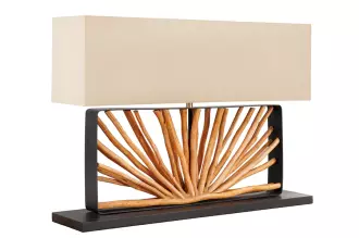 Stolní lampa EUPHORIA 80 CM masiv longan