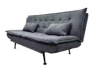 Rozkládací pohovka JAZZ 195 CM šedá texturovaná tkanina Rozkládací pohovka JAZZ 195 CM šedá texturovaná tkanina