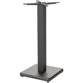 Zahradní vysoká stolová podnož ANN černá pro desky max O80 cm nebo 80×80 cm