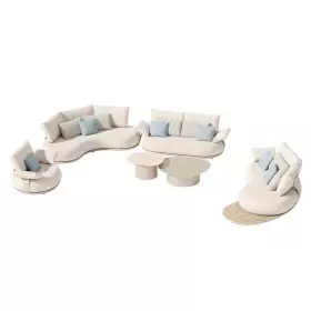 Zahradní 8 místná sedací souprava CALLA SAND BEIGE