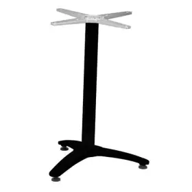 Zahradní stolová podnož ROMA 3 černá pro desky max O70cm nebo 70×70cm