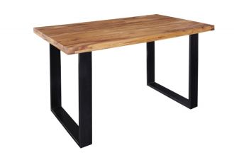 Jídelní stůl IRON CRAFT 120 CM masiv sheesham, II. jakost (A)