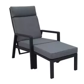 Zahradní set křesla s podnožkou MAY antracit