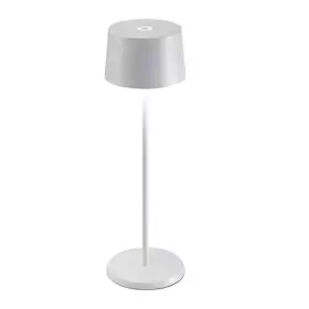 Zahradní lampička OLIVIA bílá - 35 cm