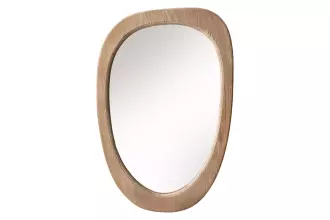 Oválné zrcadlo ORGANIC 105 CM masiv borovice
