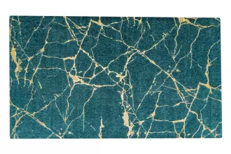 Koberec MARBLE 160x240 CM zelená/zlatá