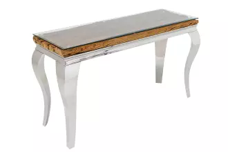 Konzolový stolek MODERN BAROCCO BARRACUDA 140 CM chrom