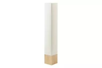 Stojací lampa AGAPUNE 120 CM bílá/přírodní