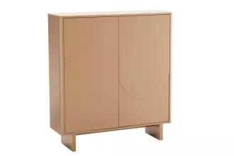 Vysoká komoda SAVOY 3D 130 CM béžová/travertin
