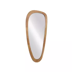 Oválné zrcadlo ORGANIC 120 CM dubový vzhled