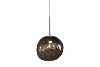 Stropní svítidlo LIQUID DIAMOND 20 CM kouřová černá