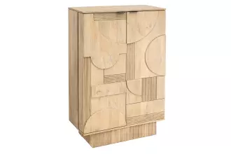 Barová skříň ART DECO WHITE 140 CM masiv mango