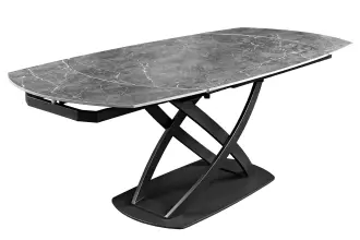 Jídelní stůl INCEPTION GREY 130-190 CM keramika rozkládací