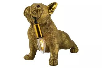 Stolní lampa BULLDOG 35 CM zlatá