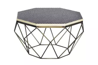 Konferenční stolek BONE INLAY DIAMOND 70 CM
