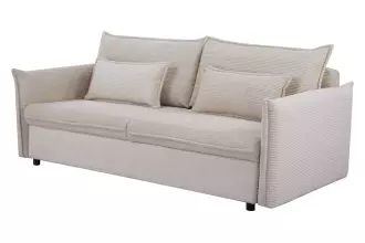 Rozkládací pohovka APARTMENT 3M 215 CM béžová manšestr