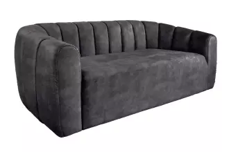 Pohovka BABYLON 3M 200 CM antracitová samet