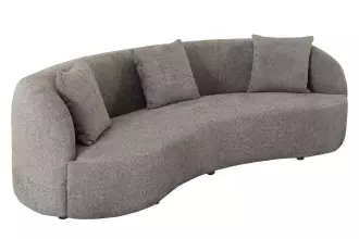 Pohovka ATELIER 3M 230 CM šedá colin bouclé