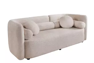 Pohovka ART DECO 3M 200 CM béžová colin bouclé
